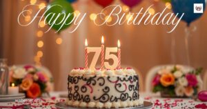 75th Birthday Wishes