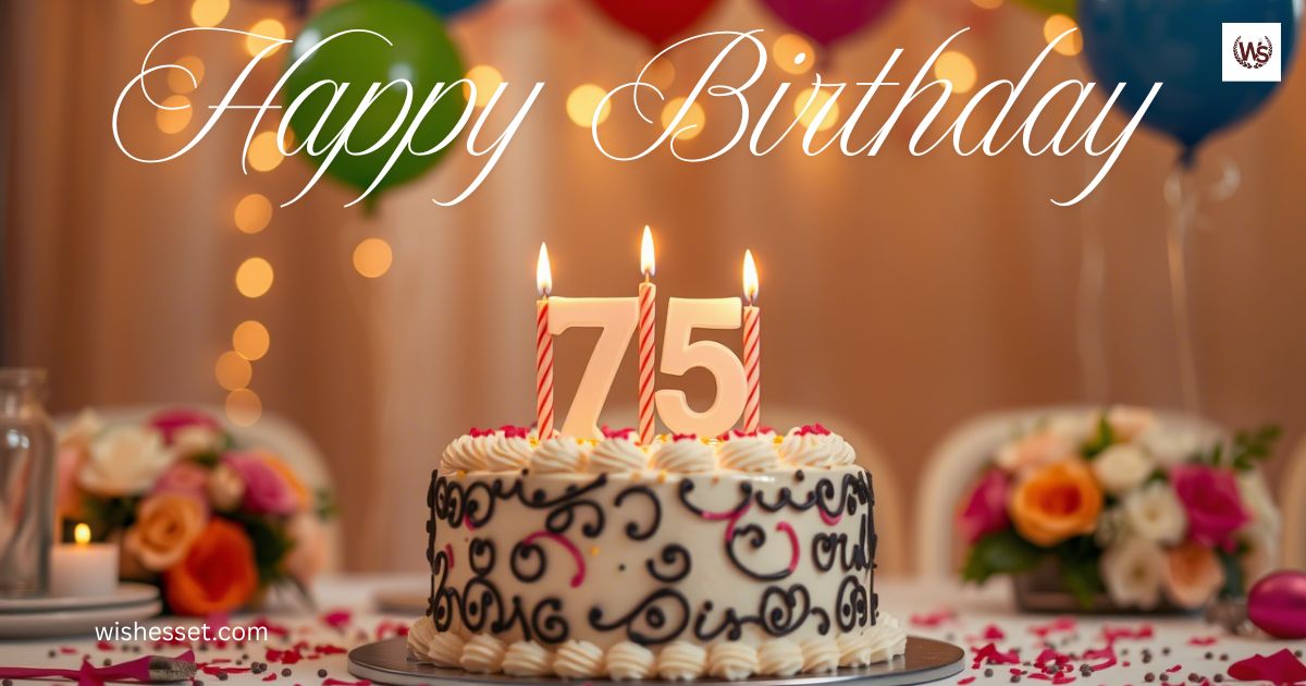 75th Birthday Wishes