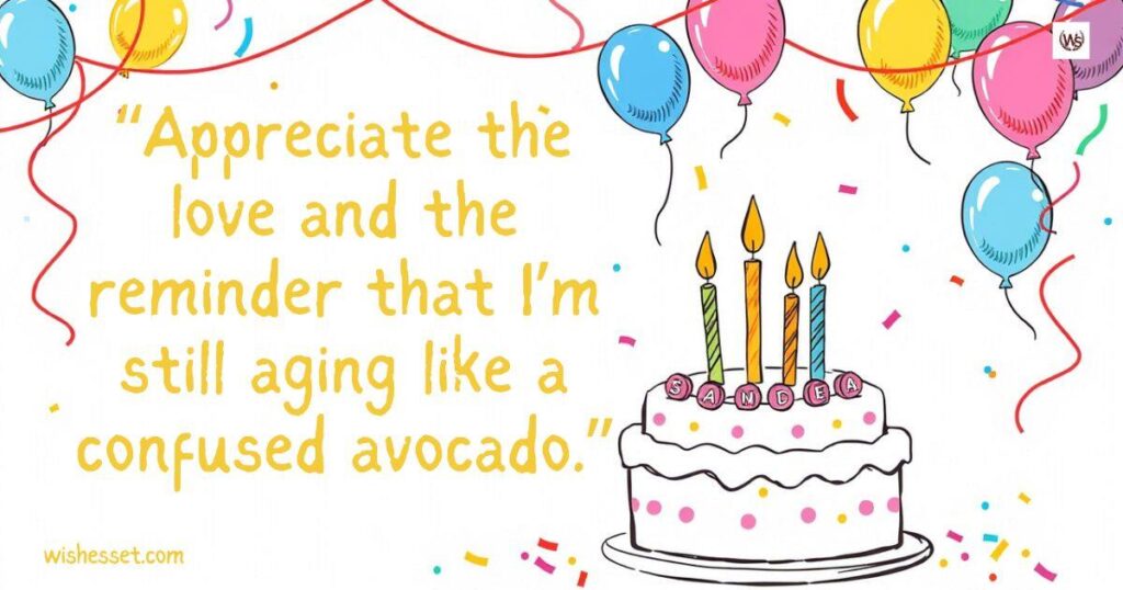 Casual and Funny Birthday Thank You Messages