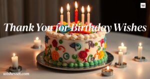 Funny Thank You for Birthday Wishes