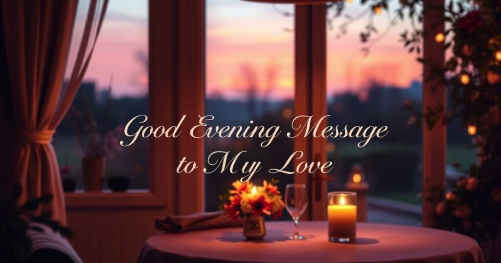 Good Evening Message to My Love