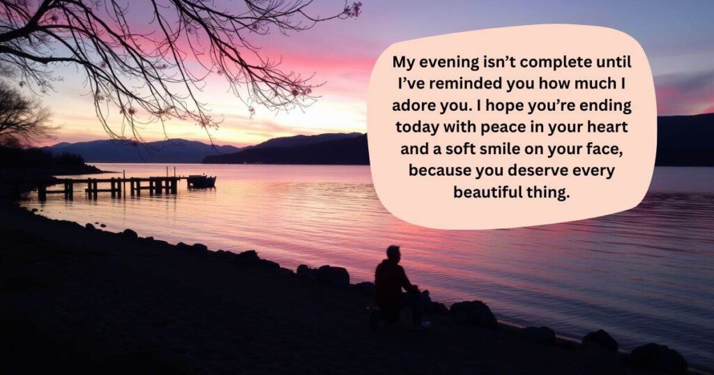 TOP 30 Best Good Evening Message for Her With Rhymes
