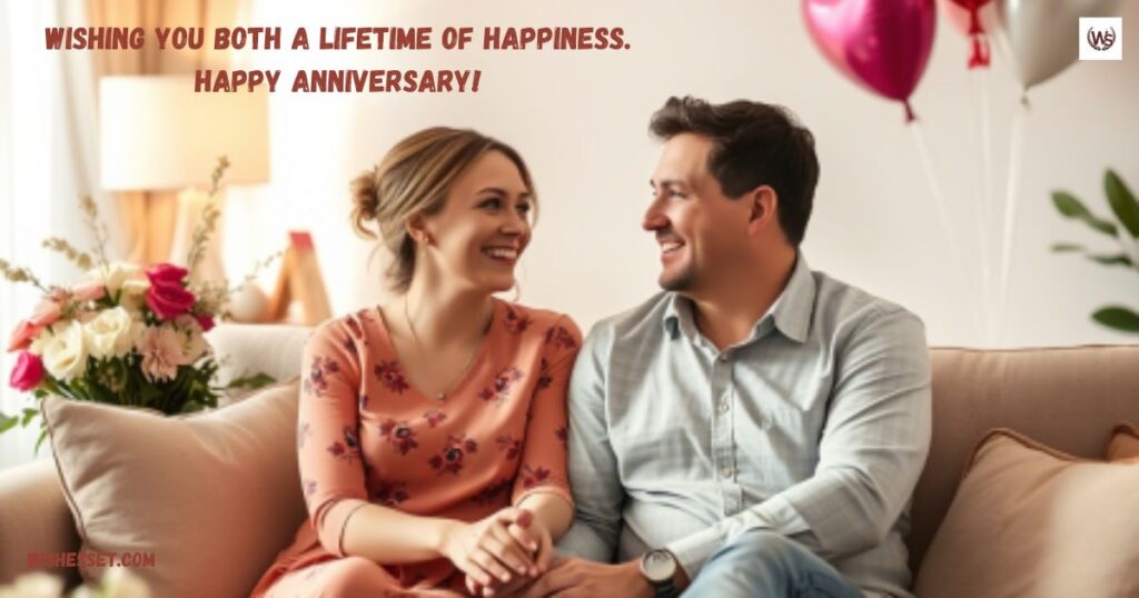 Short & Sweet Anniversary Wish for Sister and Brother