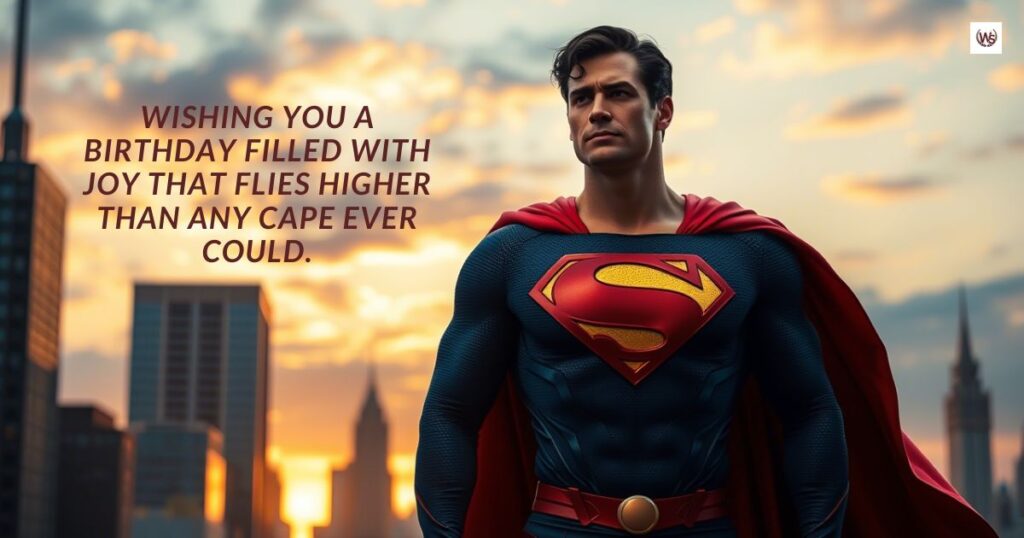 Sweet Birthday Wishes for Superman