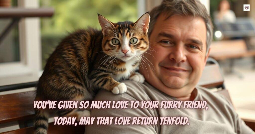 Sweet Lines for a Cat Mom or Dad