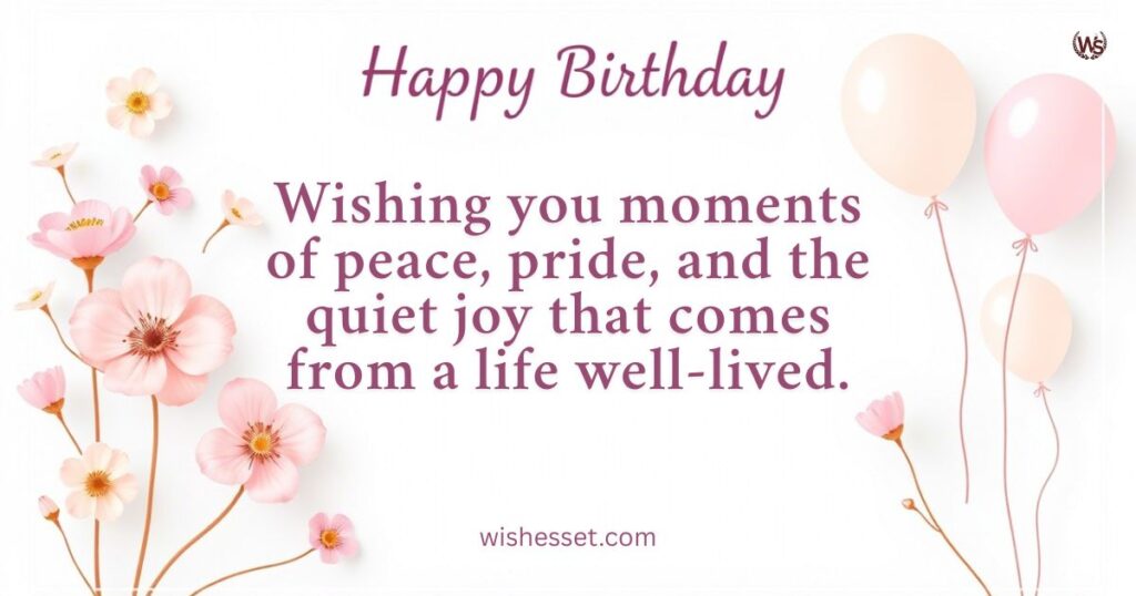 Thoughtful 75th Birthday Wishes