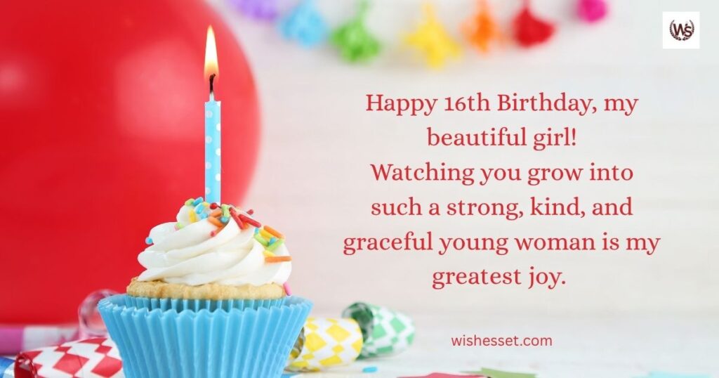 Daughter 16 Birthday Wishes