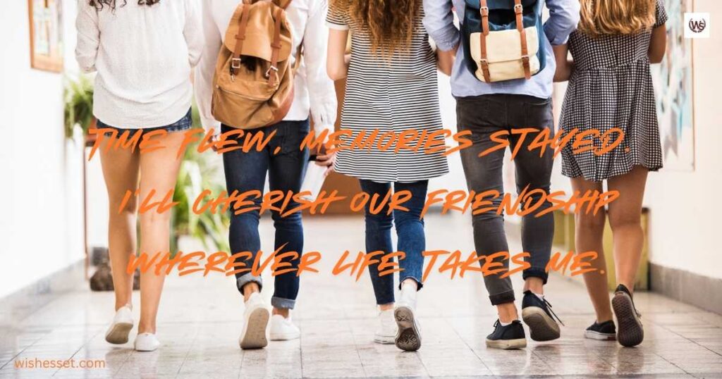 Farewell Wishes for School or College Friends