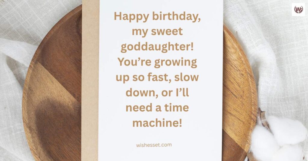 Funny Birthday Wishes for Goddaughter