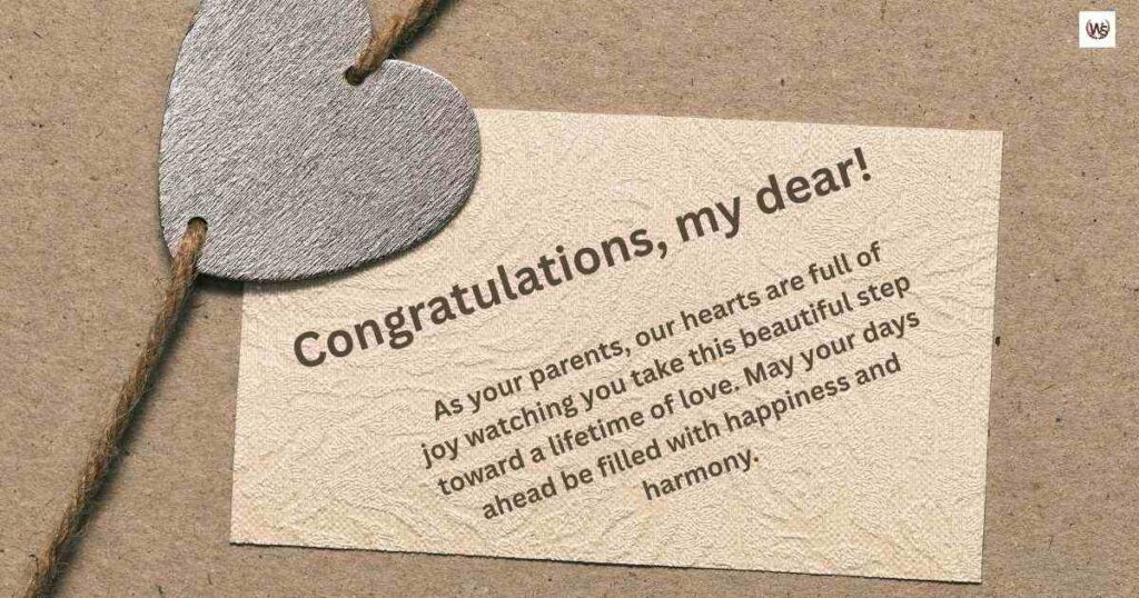 Heartfelt Engagement Messages From Parents