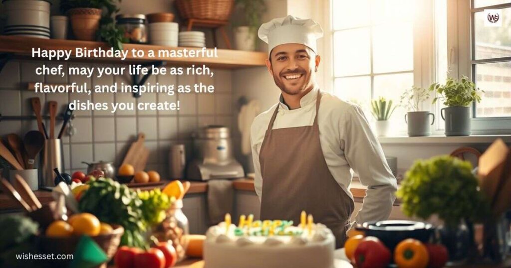 Heartfelt Happy Birthday to a Chef