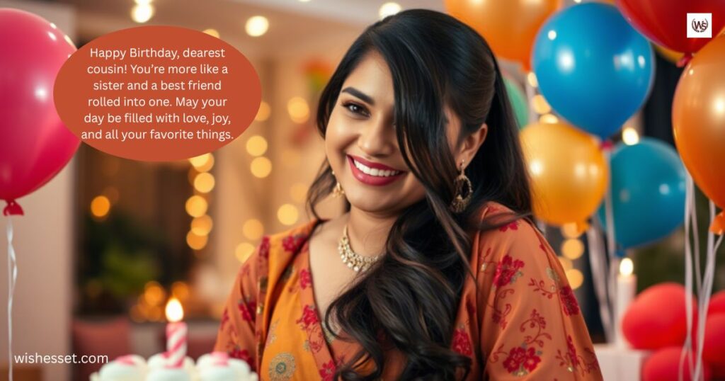 Heartwarming Birthday Wishes for Cousin Female