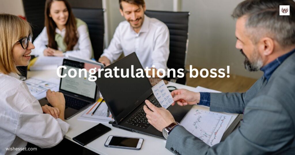 Promotion Messages For a Boss