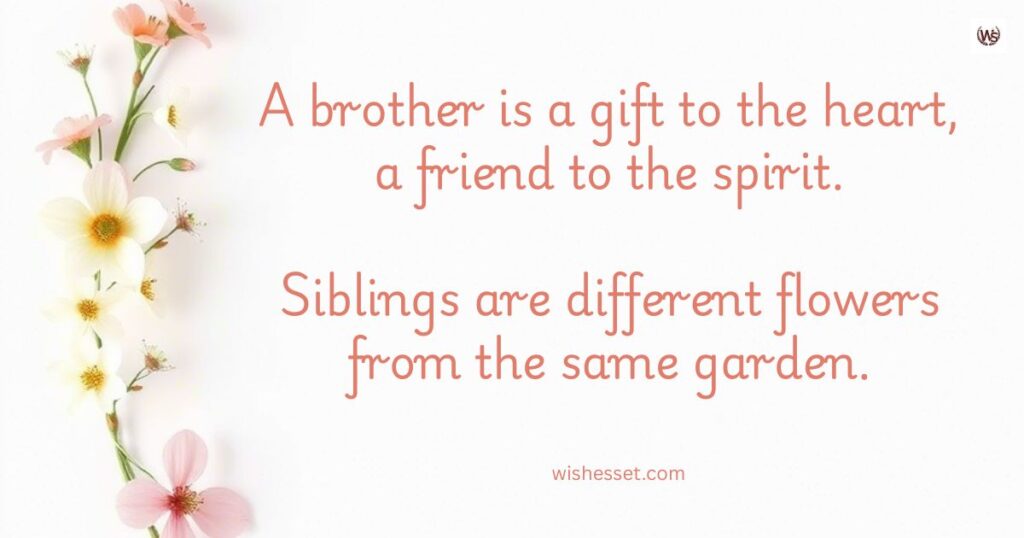 Quotes About Brothers and Siblings