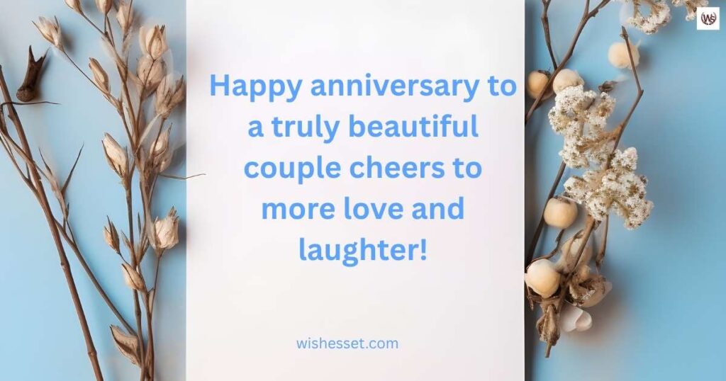 Short and Sweet Happy Wedding Anniversary Wishes for Friends