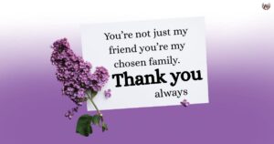 Thank You for Your Friendship