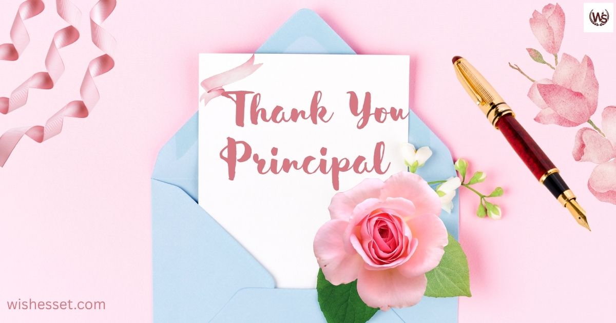 Thank you Letter to the Principal from Student