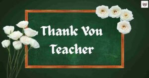 Thank You Teacher Messages From Parents