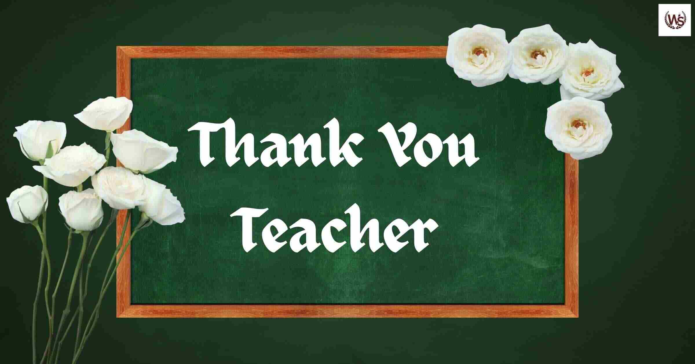 Thank You Teacher Messages From Parents