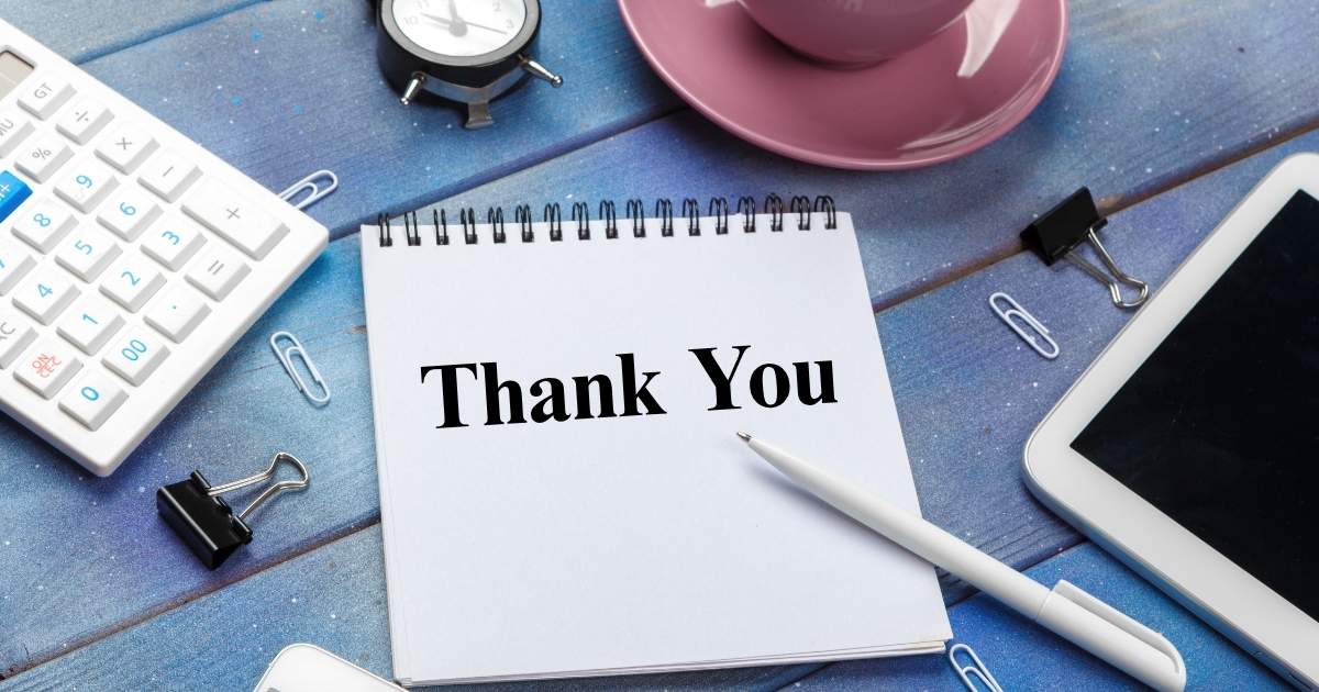 Thank You Email