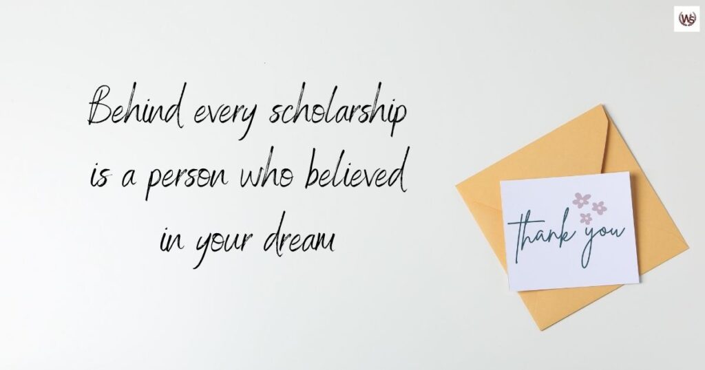 Why is it Necessary to Write a Thank You after Receiving Scholarship?